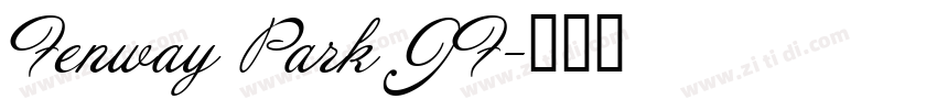 Fenway Park JF字体转换